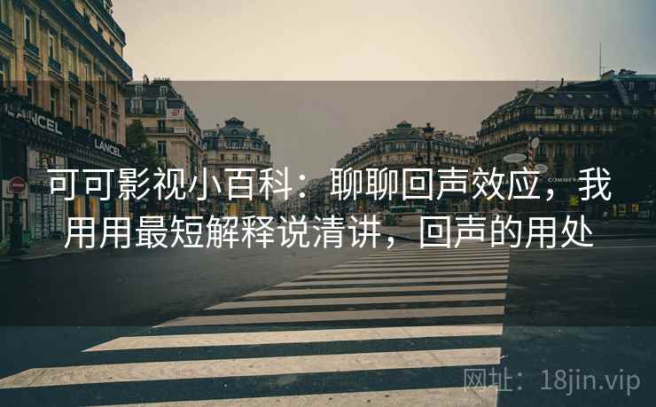可可影视小百科：聊聊回声效应，我用用最短解释说清讲，回声的用处